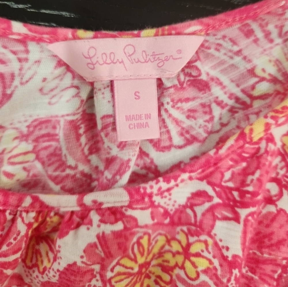 Lilly Pulitzer Kora Mini Dress Chum Bucket Print. Size S - Picture 4 of 11